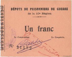 1 Franc FRANCE regionalism and various  1914 JPNEC.56.02 AU