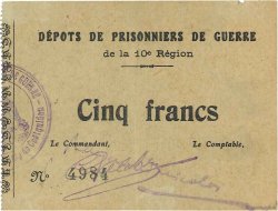5 Francs FRANCE regionalismo e varie  1914 JPNEC.56.02 SPL