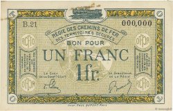 1 Franc Spécimen FRANCE Regionalismus und verschiedenen  1923 JP.135.05 VZ+