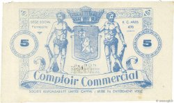 5 Francs FRANCE regionalismo e varie Fontvieille 1914  SPL