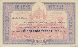 50 Francs FRANCE Regionalismus und verschiedenen Lens 1930  VZ