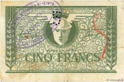 5 Francs FRANCE Regionalismus und verschiedenen Nantes 1940 K.081 S