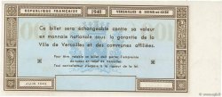 100 Francs Non émis FRANCE régionalisme et divers Versailles 1940 K.130a SPL