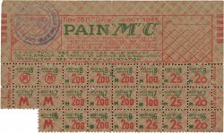 200 Grammes Pain FRANCE regionalism and miscellaneous  1945  VF