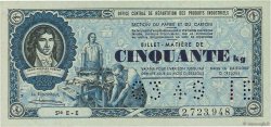 50 Kilos FRANCE regionalism and miscellaneous  1949  XF