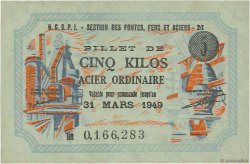 5 Kilos Acier ordinaire FRANCE régionalisme et divers  1949 