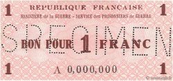 1 Franc Spécimen FRANCE Regionalismus und verschiedenen  1945 K.001s fST+