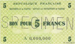 5 Francs Spécimen FRANCE régionalisme et divers  1945 K.002s
