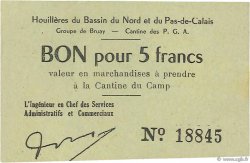 5 Francs FRANCE régionalisme et divers Bruay 1945 K.067.03b