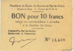 10 Francs FRANCE régionalisme et divers Bruay 1945 K.067.04a