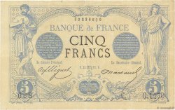 5 Francs NOIR FRANKREICH  1872 F.01.11
