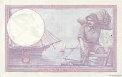 5 Francs FEMME CASQUÉE FRANCE  1927 F.03.11 SUP+