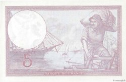 5 Francs FEMME CASQUÉE modifié FRANCE  1939 F.04.01 UNC