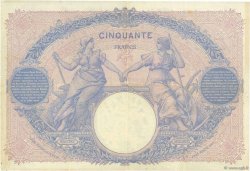 50 Francs BLEU ET ROSE FRANCIA  1895 F.14.07 BC+