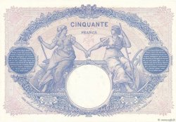 50 Francs BLEU ET ROSE FRANCE  1924 F.14.37 AU-