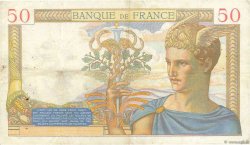 50 Francs CÉRÈS FRANCE  1934 F.17.01 VF