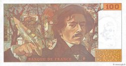 100 Francs DELACROIX imprimé en continu FRANCE  1990 F.69bis.02e1 UNC