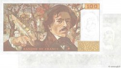 100 Francs DELACROIX  UNIFACE Lot FRANCIA  1984 F.69U.08 SC