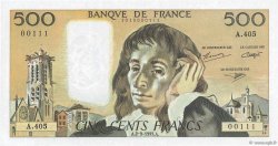 500 Francs PASCAL Petit numéro FRANCIA  1993 F.71.52 FDC