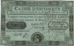 200 Livres FRANCE  1789 Laf.103