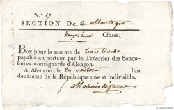 3 Livres FRANCE  1794 Kol.61.096var XF