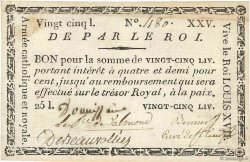25 Livres FRANCE  1793 Kol.055 VF