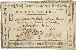5 Livres FRANKREICH  1794 Kol.060 SS