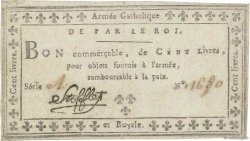 100 Livres FRANKREICH  1794 Kol.064 SS