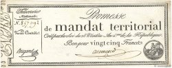 25 Francs sans série FRANCIA  1796 Ass.59a SPL