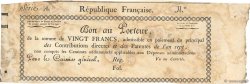 20 Francs FRANCE  1798 Laf.214a var VF