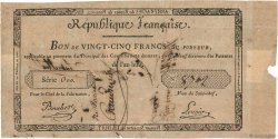 25 Francs FRANCIA  1799 Laf.219 BB