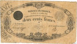 200 Francs type 1847 1 FRANKREICH  1848 F.A28.02 SGE