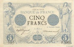 5 Francs NOIR FRANCE  1873 F.01.22 TTB+