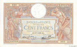 100 Francs LUC OLIVIER MERSON type modifié FRANCIA  1939 F.25.48 MBC+