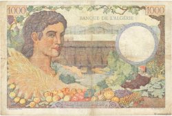 1000 Francs ALGÉRIE FRANCE  1943 VF.10.02 F+