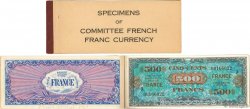 100 à 5000 Francs FRANCE Spécimen FRANCIA  1945 VF.25 à 28 SC