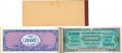 100 à 5000 Francs FRANCE Spécimen FRANKREICH  1945 VF.25 à 28 fST