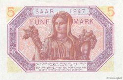 5 Mark SARRE FRANKREICH  1947 VF.46.01 ST
