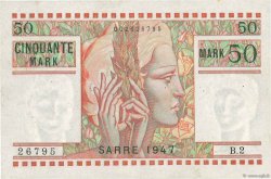 50 Mark SARRE FRANCE  1947 VF.48.01