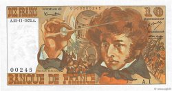 10 Francs BERLIOZ Petit numéro FRANCE  1972 F.63.01A1
