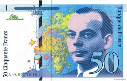 50 Francs SAINT-EXUPÉRY FRANCE  1992 F.72.01aA pr.NEUF