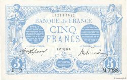 5 Francs BLEU FRANCIA  1915 F.02.30