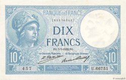 10 Francs MINERVE FRANKREICH  1932 F.06.16 fST