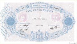 500 Francs BLEU ET ROSE modifié FRANCE  1937 F.31.01 SUP+