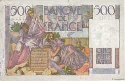 500 Francs CHATEAUBRIAND FRANCE  1953 F.34.13 VF-