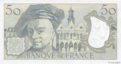50 Francs QUENTIN DE LA TOUR Fauté FRANCIA  1992 F.67.18 EBC+