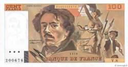 100 Francs DELACROIX modifié FRANCE  1978 F.69.01f SPL