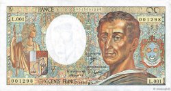 200 Francs MONTESQUIEU Fauté FRANCIA  1981 F.70.01 EBC+