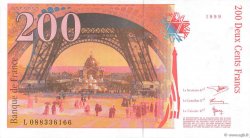 200 Francs EIFFEL Fauté FRANKREICH  1999 F.75.05 VZ