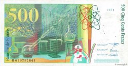 500 Francs PIERRE ET MARIE CURIE Symbole décalé Fauté FRANKREICH  1994 F.76f1.01 fVZ